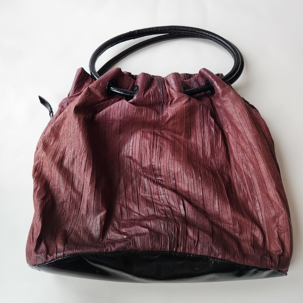Nordstrom Genuine Leather Burgundy Women's Shoulder Hand Bag Purse